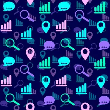 Information technology background. Stock Illustration