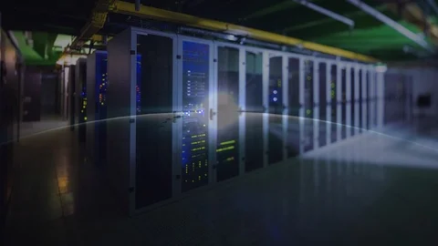 Information technology codes with rotating globe Stock Footage 106273343