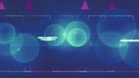 Information technology data abstract background イラスト素材