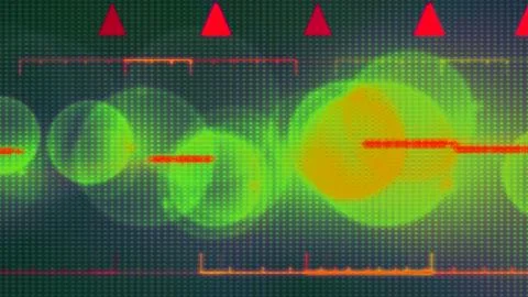 Information technology data abstract background Stock Illustration