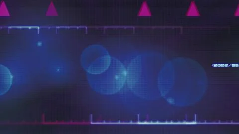 Information technology data abstract background Stock Illustration