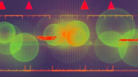 Information technology data abstract background Stockillustratie