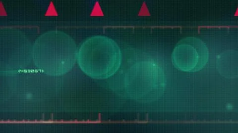 Information technology data abstract background Illustrazione stock