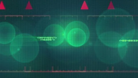 Information technology data abstract background Illustrazione stock