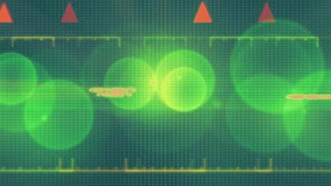 Information technology data abstract background Stock Illustration