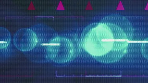 Information technology data abstract background Illustrazione stock