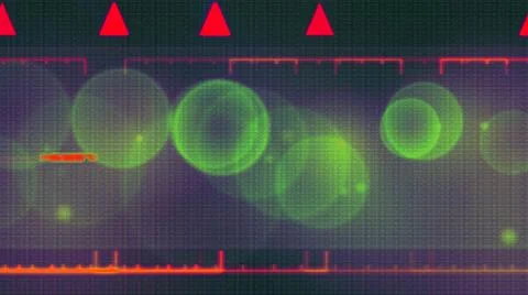 Information technology data abstract background 库存插图