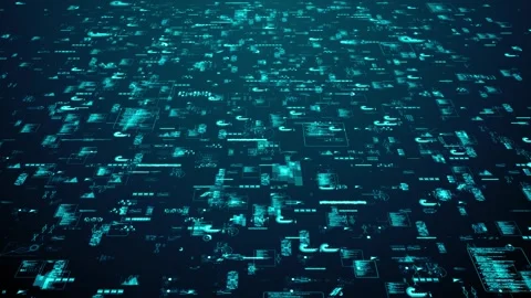 Information Technology Digital Data Analytics Machine Learning  Stock Footage 276949475