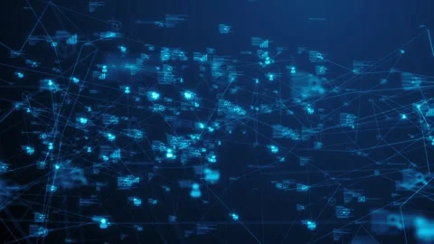 Information Technology Digital Data Analytics Machine Learning Stock Footage 277864015