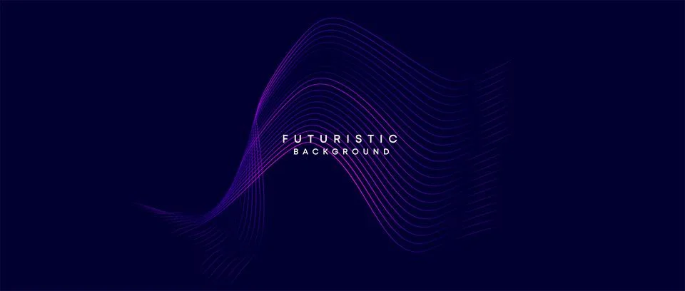 Information technology, digital data visualization, future technology background Stock Illustration