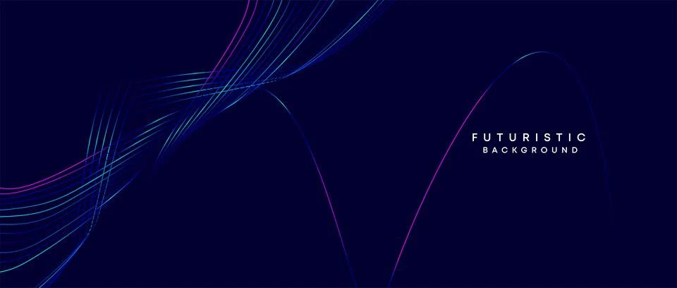 Information technology, digital data visualization, future technology background Stock Illustration