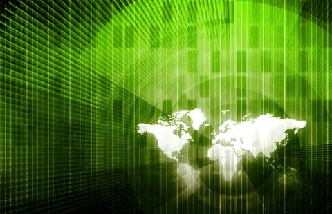 Information technology Illustrazione stock