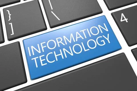 Information technology Illustrazione stock