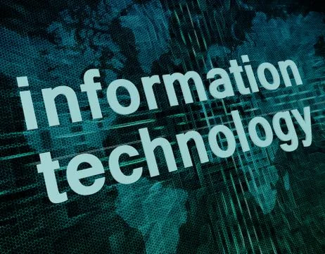 Information technology Illustrazione stock