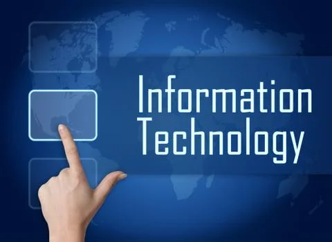 Information technology Illustrazione stock