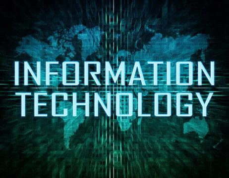 Information technology Illustrazione stock