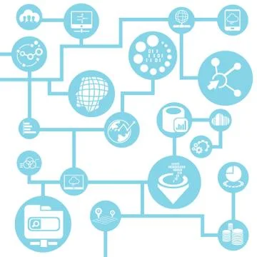 Information technology Illustrazione stock