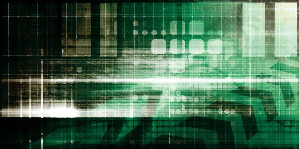 Information Technology 库存插图