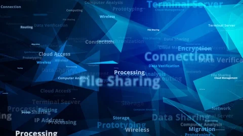 Information technology internet background Vidéo 121466268