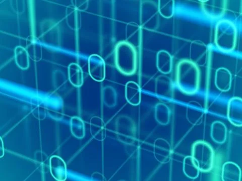 Information technology or big data abstract background. Illustrazione stock