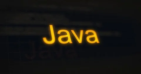 Information technology programming language text - Java Stock Footage 80741768