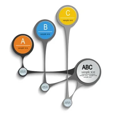 Information template Stock Illustration