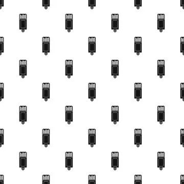 Information usb pattern seamless Stock Illustration