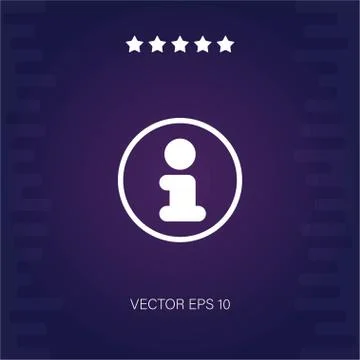 Information vector icon Stock Illustration