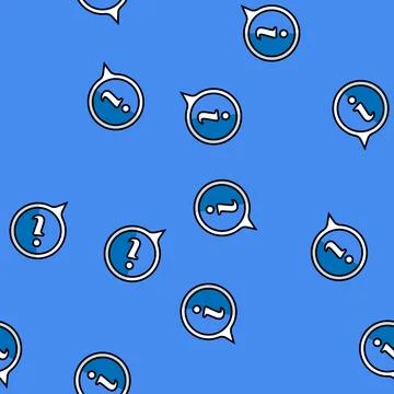 Information vector seamless pattern Stock Illustration