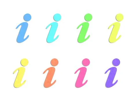 Information web icon design element Stock Illustration