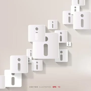 Information web icon イラスト素材