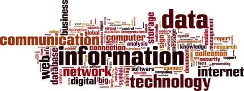 Information word cloud Stock Illustration