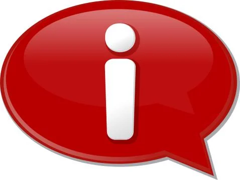 Information word speech bubble illustration Stock Illustration