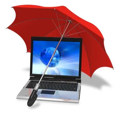 Informational security concept Illustrazione stock