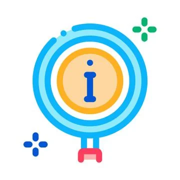 Informational study icon vector outline illustration Stock Illustration