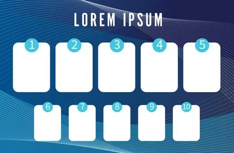 Informative card concept modern layout for text Stock Illustration