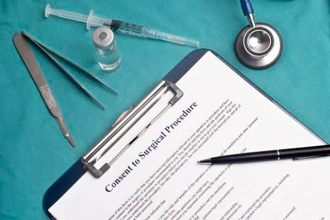 Informed consent Stock Photos