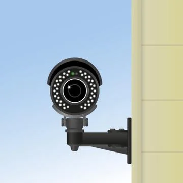 Infrared cctv Stock Illustration