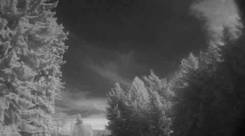 Infrared-Clouds Stock Footage 24166715
