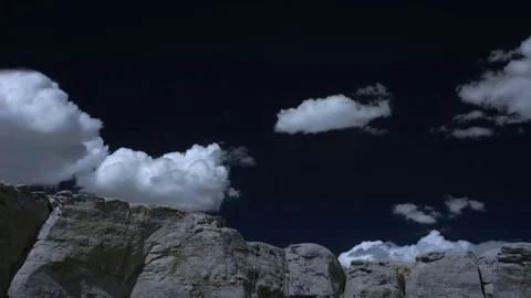 Infrared Desert Time Lapse Video stock 77483384