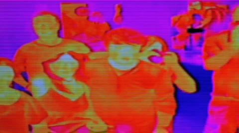 Infrared humans Video stock 799822