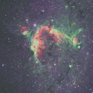 Infrared image a hierarchical bubble structure. Stock Photos