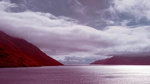 Infrared landscape time-lapse Stock Footage 93781881