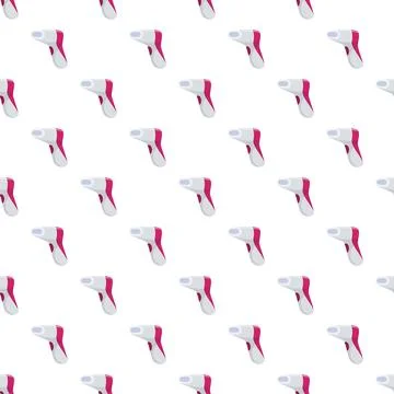 Infrared non contact thermometer pattern for health checking Stock Illustration