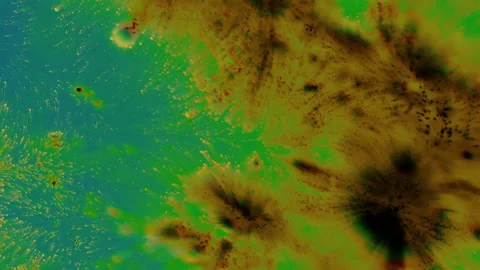 Infrared particles 2 in infinite loop Stock Footage 330360627
