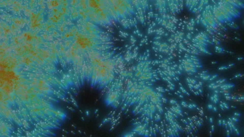 Infrared particles in infinite loop Stock Footage 330360626