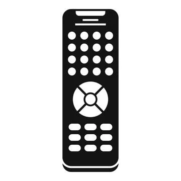 Infrared remote control icon, simple style Illustrazione stock
