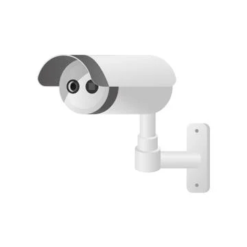 Infrared security camera for outdoor use for home protect Stock Illustration
