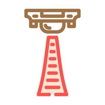 Infrared sensor module color icon vector illustration Stock Illustration