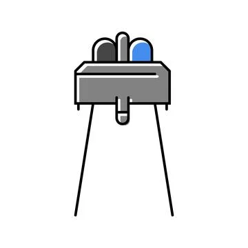 Infrared sensor module color icon vector illustration Stock Illustration